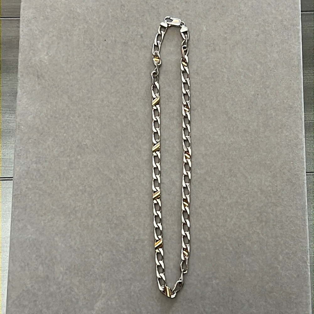 Tiffany & Co Figaro Cuban Flat Choker Necklace
